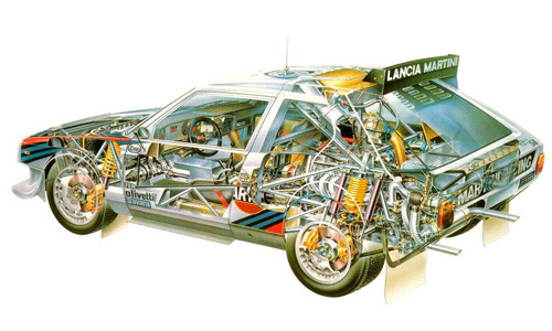 Lancia delta rally - lancia, s4