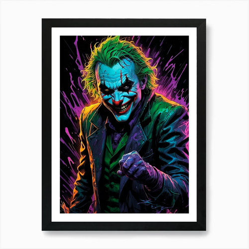Joker art print - joker, wall
