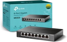 8 Port TP-LINK Fast Ethernet Switch LAN Network RJ45 Splitter Hub Wired