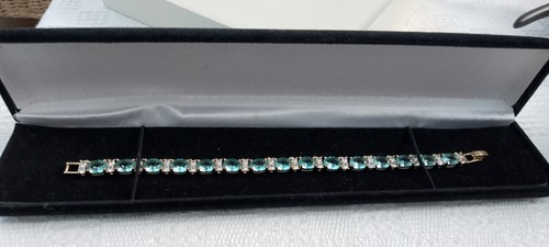 Danbury mint blue topaz and - topaz,