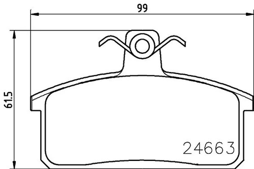 Brake pads 8db 355 - brake,