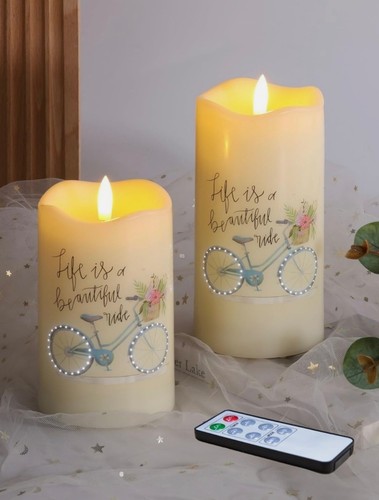 Bicycle flower fiber optic - bicycle,