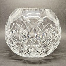 Vintage Crystal Rose Bowl