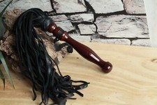Leather Flogger Paddle Cat O 9