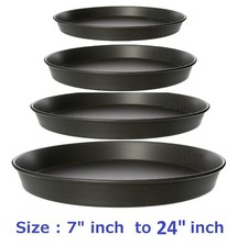 Commercial Heavy Duty Non Stick Hard Coated Pizza Pans 1.5”Deep Oven Trays Round