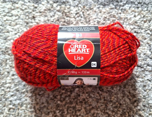 Red heart lisa yarn - yarn,