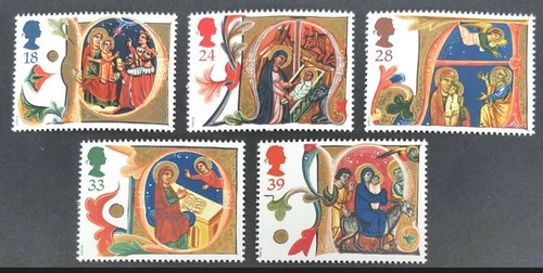 1991 mnh christmas mint - gb,