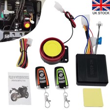 12V Motorcycle Immobilizer 1-Way Remote Control Burglar Motorbike Alarm System
