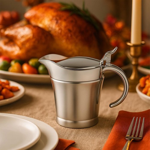 Double insulated gravy boat - insulated,