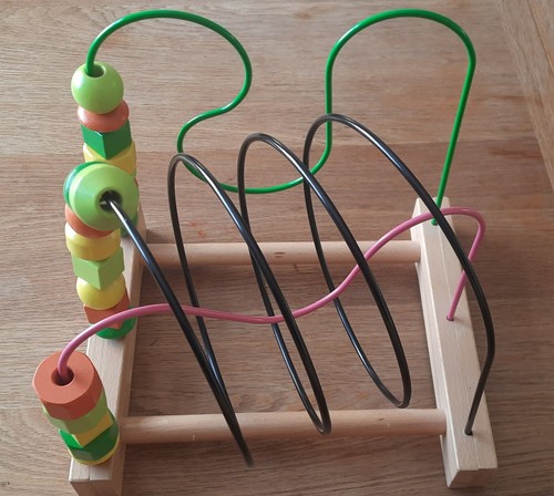 Ikea wooden bead maze - wooden,