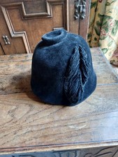 Vintage 1940's Black Velvet
