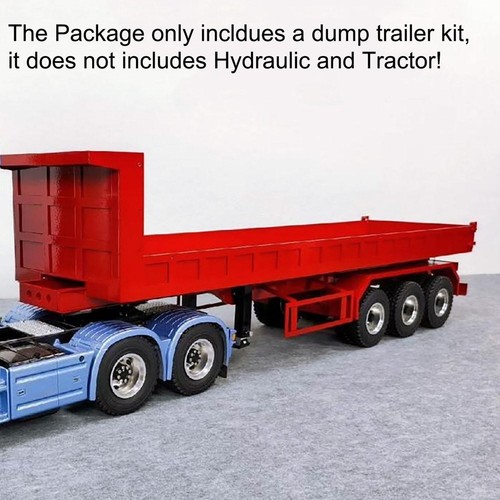 3axles low bed rc dump - 1/14,