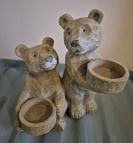 Barnaby bear tea light holder - tea,