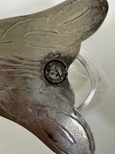 Vintage GODINGER Teghini Italy Silverplate Bee Honey Jar Pot