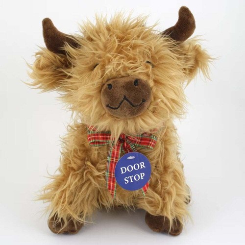 Hairy highland cow door - c,