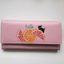 RADLEY - SQUEEZE THE DAY - DOG - PALE PINK LEATHER MATINEE PURSE WALLET RRP £89