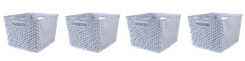 Curver nestable rattan - 4x,