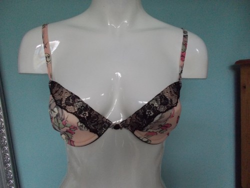 Dentelle size 32d peach black - size,