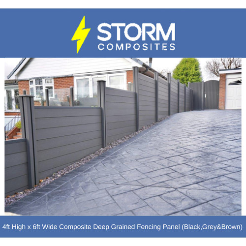 4ft high 6ft wide composite - 4ft, x