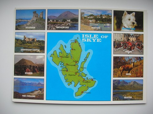 Skye postcard kyleakin - -,