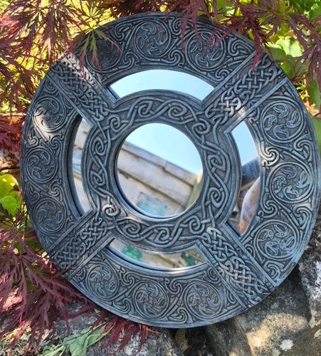 Celtic circular mirror - celtic,
