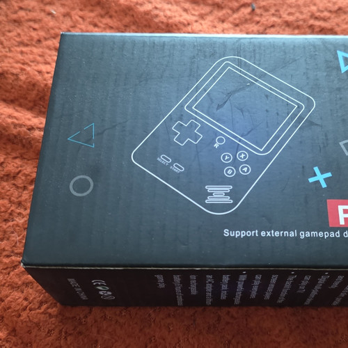 Plus handheld game console red - game,