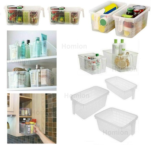 Plastic handy basket storage
