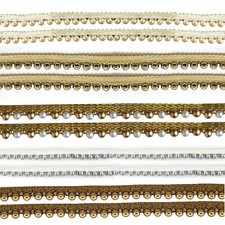 Pearl Beded Lace Trim Bridal