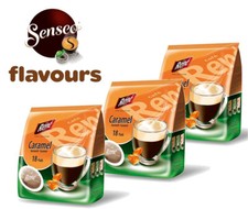 Philips Senseo Café Rene CARAMEL, 3 x Bags, 54 Coffee Pads - 18 Per Pack