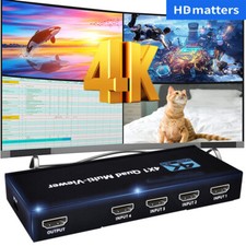 4K HDMI 4X1 Multi-Viewer HDMI