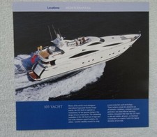 Sunseeker 105 Yacht International Yacht Charter Specification Brochure 2003.