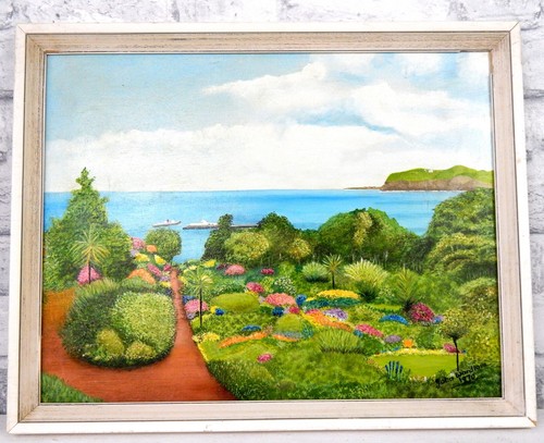 Vintage oil painting board - oil, on