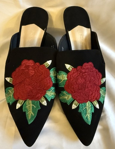 Heavenly soles black floral - soles,