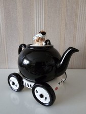 Vintage Carter's Of Suffolk T42 Racing Car Novelty Teapot On Stand