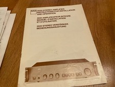 VINTAGE NAD 3020 AMPLIFIER AUDIO OWNERS INSTRUCTION MANUAL ORIGINAL  AS SHOWN