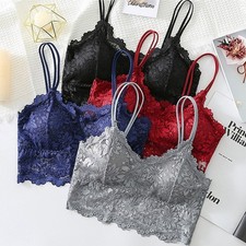 Women Backless Lace Floral