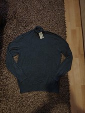 New mens teal blue polo neck