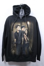 Twilight Saga Full Zip Hoodie AOP New Moon Trio  Sz Adult 2XL Goth Emo Oversize