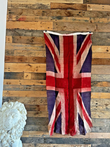 Antique british union jack - 53",
