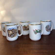 5 x Masons Freemasons Masonic Prince William Porcelain Mugs