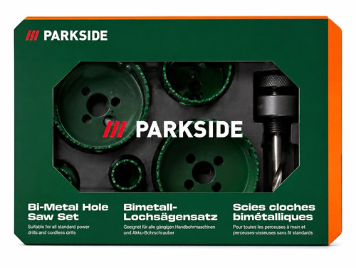 Parkside metal hole saw set - saw,