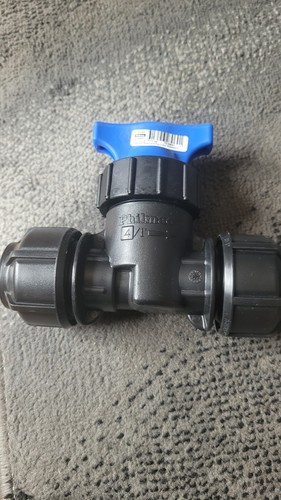 Philmac 32mm met imp stopcock - 32mm,