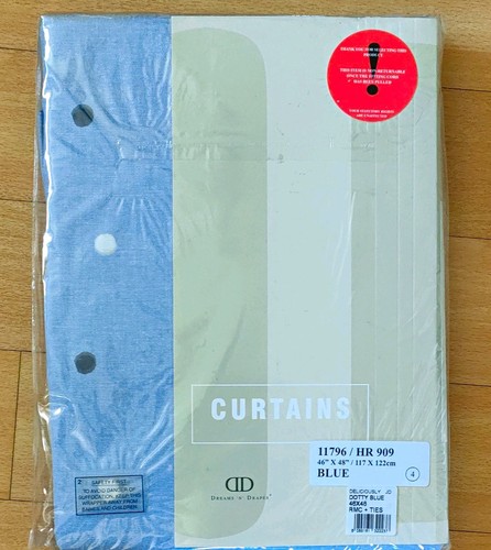 Dreams drapes dottly blue - 'n',