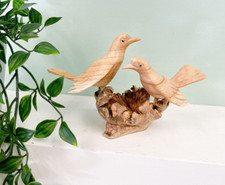 Wooden Birds on Parasite Wood