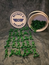 Bucket O Soldiers Toy Story Thinkway/Pixar Soldiers 62 Army Figures Job Lot