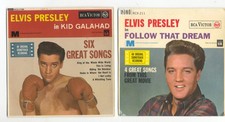 ELVIS PRESLEY - TWO 7" VINYL