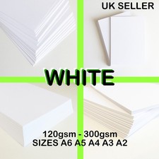 White thick paper - white, printer