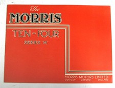 MORRIS 10/4 Series M Car Sales Brochure 1946 Dec 1945