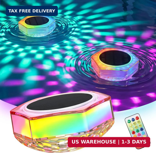 Solar pool lights floating - solar, lights,