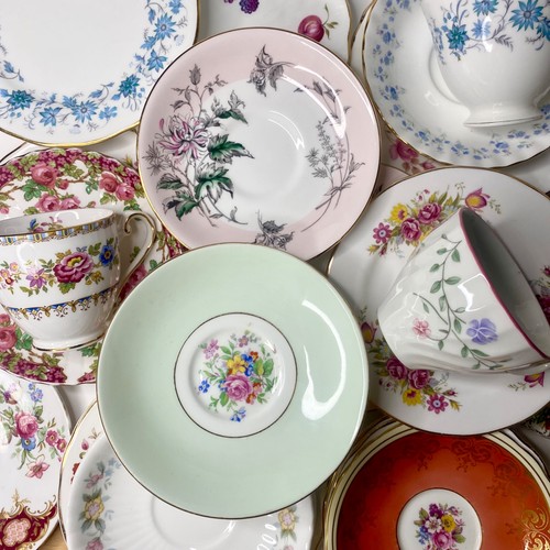 Teacups saucers side plate - teacups,, saucers,